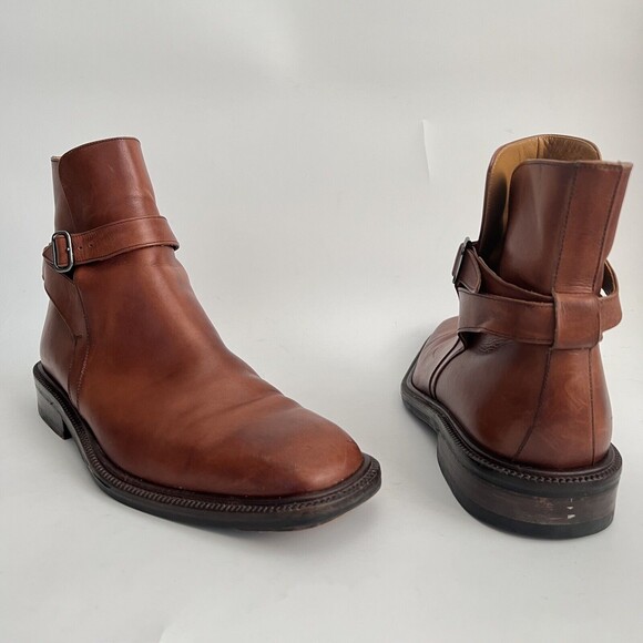 Magnanni Bootie Harness Boots Brown Men 8 main image 8